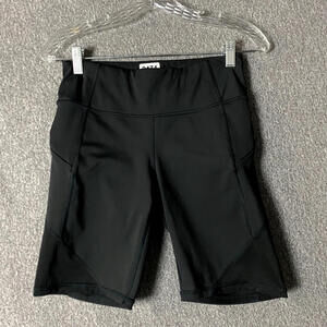 Athleta Women’s Size Small Black Polyester Contender 9" Activewear Shorts